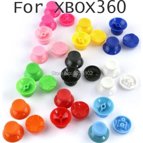 50sets/lot 10 colors joystick caps thumbsitck caps mushroom caps with D-pad for xbox360 controller