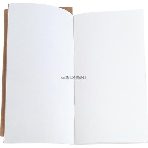 Kraft Paper Notebook Account Book Dot Journal Diary Memo Blank Page Stationery