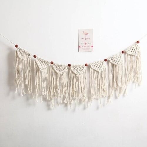 Macrame Wall Hanging Tapestry Wall Decor Boho Bohemian Woven Home Decoration Tassels Tapestry