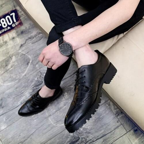 Mens Causal Shoes Spring Casual Shoes Zapatos Casuales Para Hombre For Men Male Leather Man Fashion Mens Moccasins Black