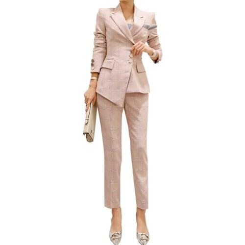 PERHAPS U Women's Office Trouser Suits