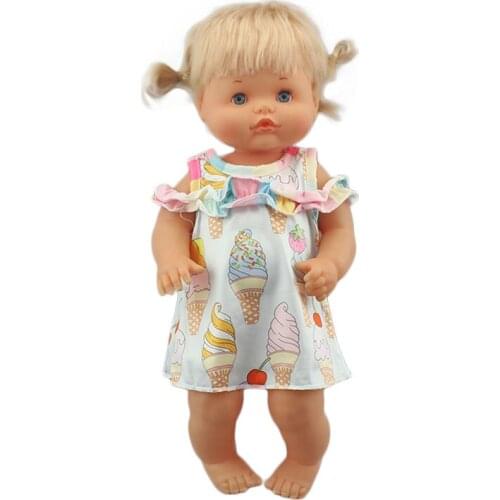 New Fashion Lovely Dress Fit 40cm 41 cm Nenucos Doll Nenuco Ropa su Hermanita Purple Long Sleeves