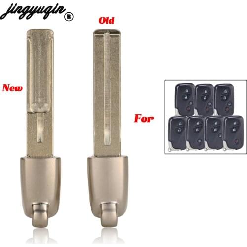 Jingyuqin For Lexus ES IS 250 GS LX570 LS460 GS300 RX270 Fob Remote Smart Control Car Key Blank Uncut Blade Replacement