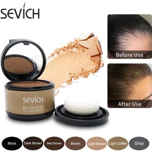 Sevich Hair Fluffy Powder Instantly Hair Concealer Coverage Instantly Black Root Cover Up Natural Instant Hair Line Shadow