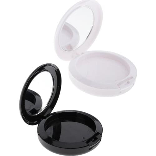 Empty Luxurious Makeup Powder Container(9g), Air Cushion Puff Case Container Foundation BB Cream Box With Makeup Mirror