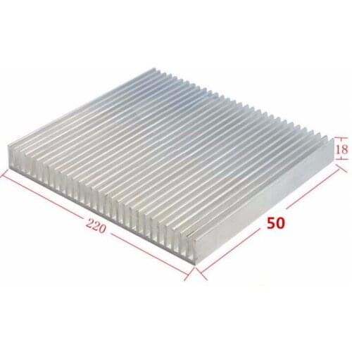 Fast Free Ship Dense tooth Power amplifier radiator 220*18*50mm radiator 6063 environmental protection aluminum