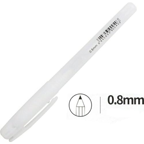 White Marker Pen Sketching Painting Pens Art Stationery Supply Pen Tattoo Skin Marker Whiteboard Writing Graffiti Wall Black Pen