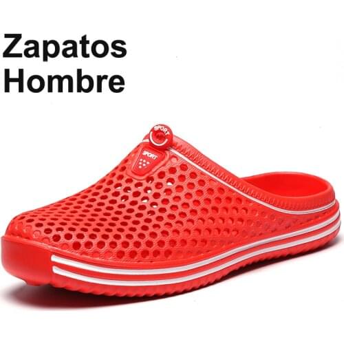 Sandals Women 2021 Summer Beach Wading Shoes Lovers Breathable Mens Net Surfaced Beach Shoes Lazy Birds Nest White Slippers