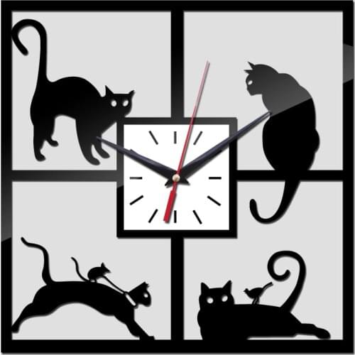 2019 special offer wall clock quartz watch acrylic mirror clocks stickers diy reloj pared living room europe needle still life