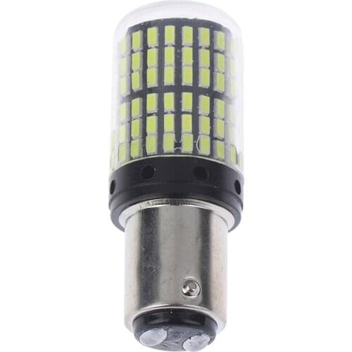 1Pc 1157 LED White 3014 144-SMD Car Turn Signal Brake Light No Flash