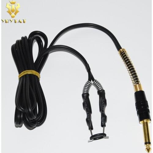 2017 YRYTAT Custom Top Silicone Tattoo Clip Cord For Power Kit Set Supply Black TCC09