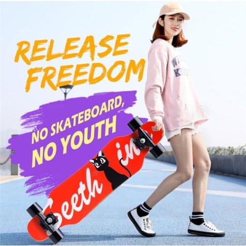 31-inch Mini Skateboard Longboard Complete Skateboard Cruiser Capable of Cruising Suitable for Teenagers or Adult Beginners