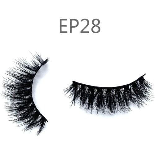 3D Mink Eyelashes 100% Cruelty free Handmade 3D Mink Lashes Full Strip Lashes Soft False Eyelashes Makeup Faux Mink Lashes EP28