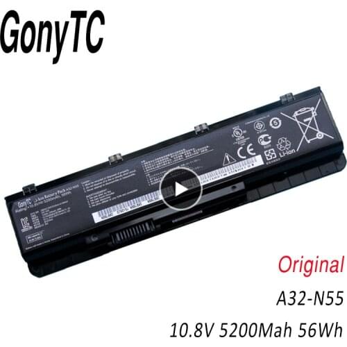 A32-N55 NEW Laptop Battery For ASUS N45 N45E N45S N45SF N55 N55E N55S N55SF N75 N75E N75S N75SF N75SJ N75SL Series 6 Cell