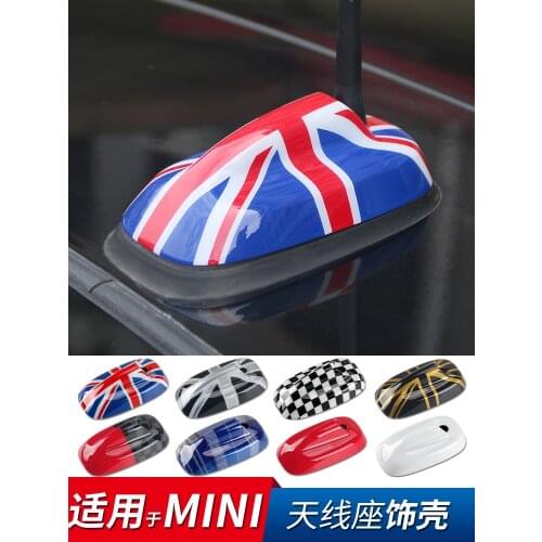 Car Union Jack Antenna Aerial ABS Base Decoration Case Cover Housing Sticker For BMW Mini Cooper F55 F56 Car Styling Accessories