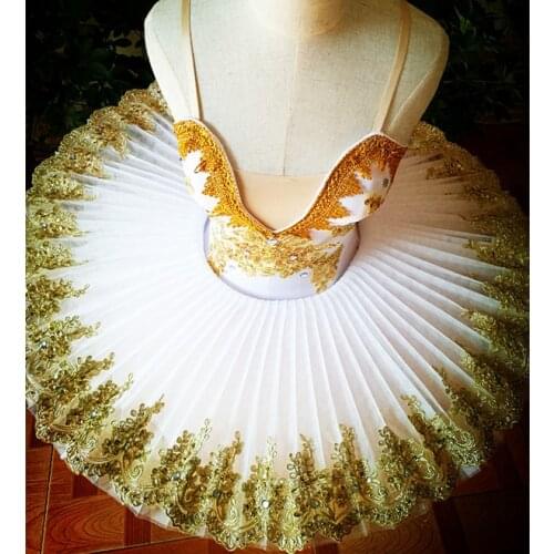 White Professional Ballet Tutu Girls Gymnastic Dancing Dress Adult Swan Lake Costume Ballet Leotards For Women Ballet Dress