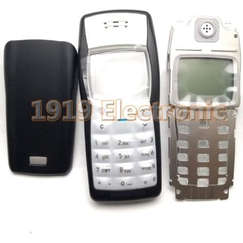 New Phone Full Housing Cover Case with English Keypad With LCD Display Middle Frame For Nokia 1100