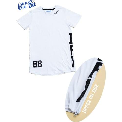 Kids Clothes Boys 8 to 16 White Cotton Shirt Top for Junior Stranger Things T-Shirt Children Clothing Short Sleeve Tees Teenage