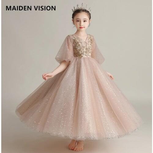 12year Kids Dresses For Party Wedding Dress Sequins Pageant Gown Girls Princess Dress for Girl Toddler Children Clothing