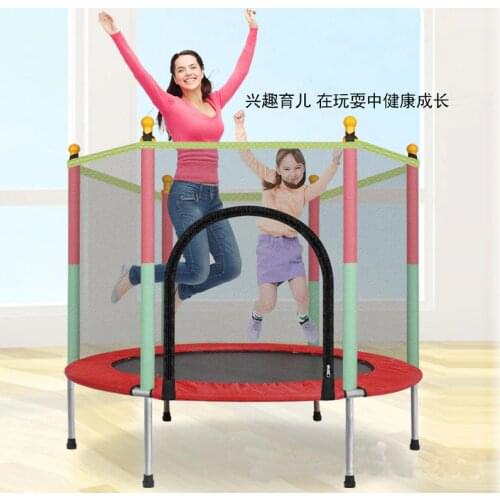 LazyChild High Quality Kids Trampoline Jumping Bed Indoor Outdoor Folding Bounce Bed Max Load 400kg Safety Toy