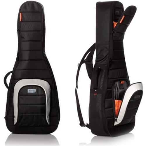 MONO M80 Acoustic Parlor Hybrid Gig Bag - Black, Fit 34"-36" Guitar Top-loading Case for Parlor / Small Travel Acoustic Guitar