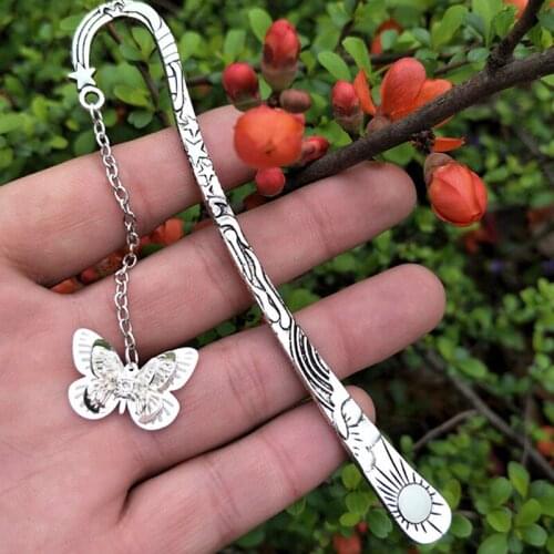 Glow In The Dark Butterfly Dragonfly Bookmark Book Marker Stationery DIY Luminous Bookmarks Creative Gift