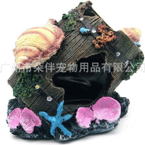 Resin Turtle Reptile Hide Cave Reptiles Avoiding Caves Simulation Tree Bark Amphibians Landscape Lizard Feeding Box Decoration