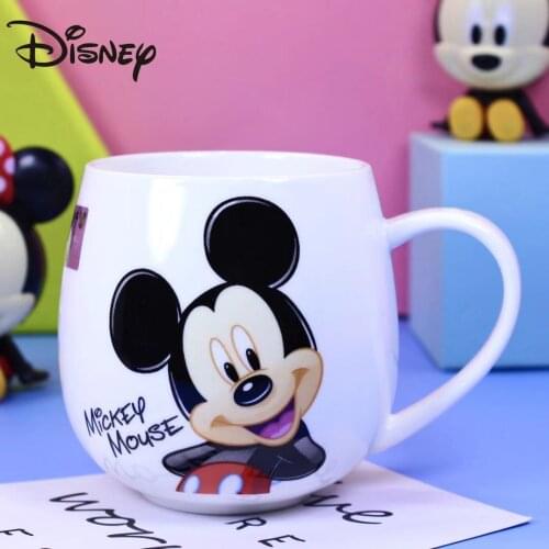 Disney mug cute cartoon Mickey family ceramic mug home office large capacity coffee cup lovers milkcupcutecoffee mugs and cups