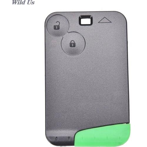 New Replacement 2 button Key Card Shell/Case +Blank Blade FOR Renault Laguna