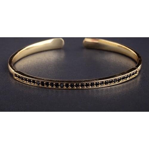 Amader Micro-Inlaid Zircon Copper Bracelet Bangles Luxury Gold Cuff Bracelet For Women Cuff Bangles Jewelry Gift Girls Dropshipp