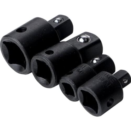 4pcs 1/4 3/8 1/2 Drive Socket Adapter Converter Reducer Air Impact Craftsman Socket Wrench Adapter Hand Tools Set Repair Tools