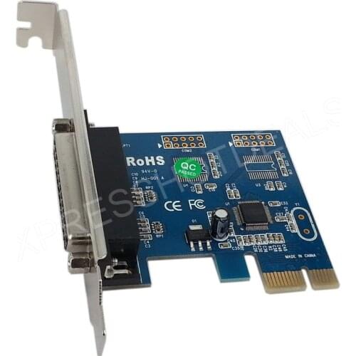 PCI-E Express DB25 Parallel LPT Printer Port Card WCH CH382L Chipset