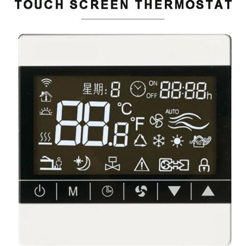 Digital LCD Touch Screen Thermostat High Quality Electric Heating Temperature Controller System For Home Room