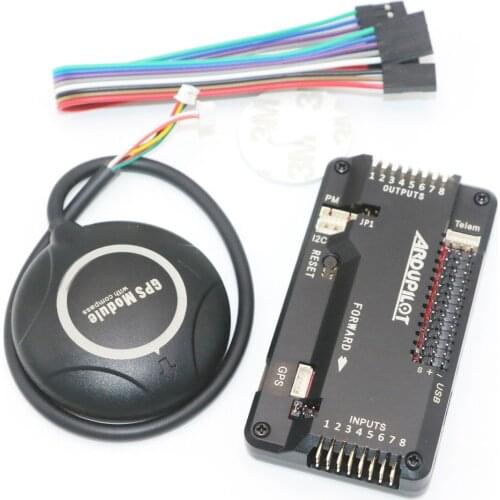 APM 2.8 ArduPilot Mega External Compass APM Flight Controller Built-in Compass with 7M GPS for FPV RC Drone Aircraft