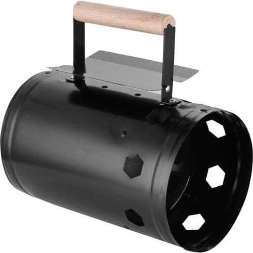 Indoor Painted Heating Fast point charcoal ignition barrels carbon stove ignition outdoor barbecue tools bamboo Chimney Starter