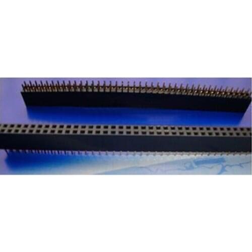10pcs Female Pin Header Double Row 2x40 Pin 2.54mm pitch Straight female seat Connector