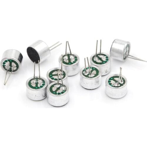 10 Pieces Brand New 2 Pins Mini MIC Capsule Electret Condenser Microphone