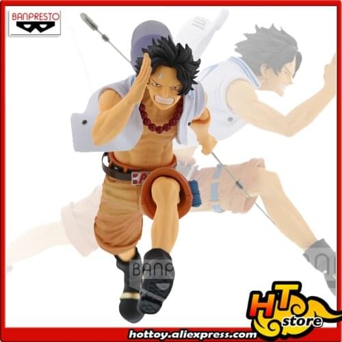 100% Original Banpresto Magazine FIGURE Yume no Ichimai vol.1 Collection Figure - Ace from "ONE PIECE"