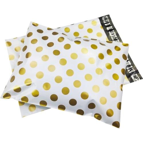 100PCS 2sizes Shipping Bags Poly Mailer Printed Poly Mailer Self Seal Shipping Envelopes Self-Seal Adhesive Postal Envelope