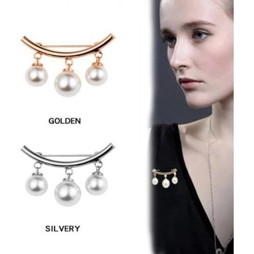2Pcs Brooch Stylish Elegant Faux Pearl Fashion Vintage Brooch for Wedding Fashion Jewelry Элегантная брошь