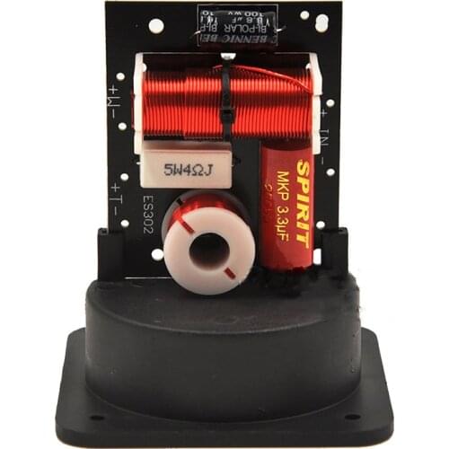 2pcs Updated New Multi HiFi Speaker 3 Unit Audio loudspeaker Frequency Divider 2 Way Crossover Filters With Terminal