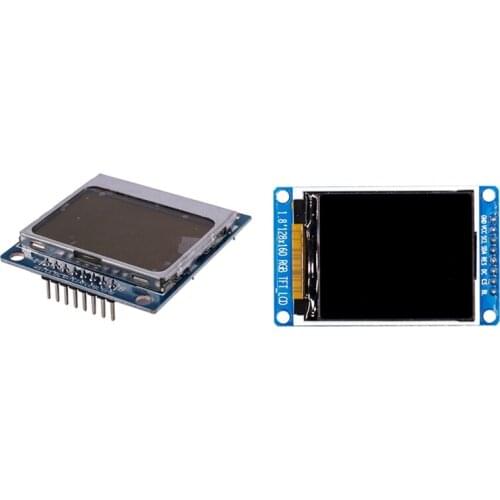 2PCS Smart Electronics Lcd Module 84X48 Lcd with LCD Display Module Full Color 128X160 RGB SPI TFT Module ST7735S