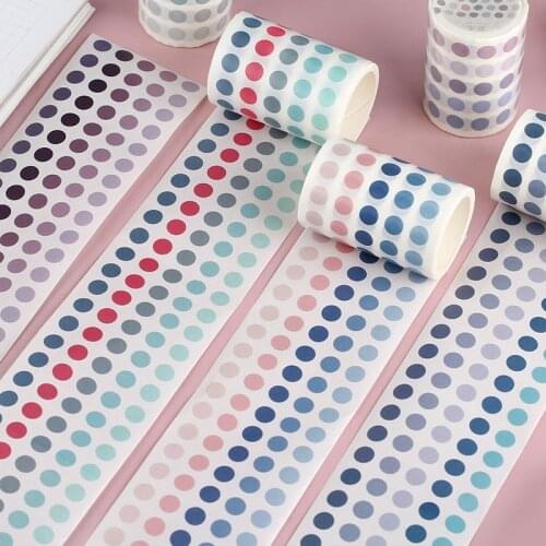 60mmx3m Base Element Decorative Adhesive Tape Dot Masking Washi Tape Diy Scrapbooking Sticker Label Japanese Stationery