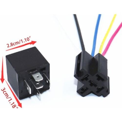 Car Relay with Socket GPS Tracker Anti-theft Auto DC12V/24V Optional Volt Parts 6XDD