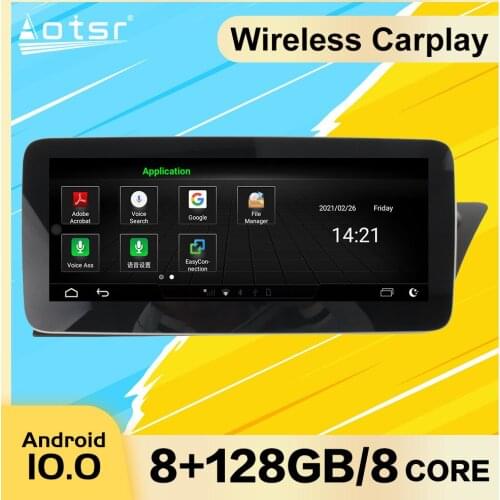 8+128G Android 10 Car GPS Navigation Multimedia Player for Audi A4 A4L A5 B8 RHD 2009-2016 Auto Stereo Tape Recorder Car Radio