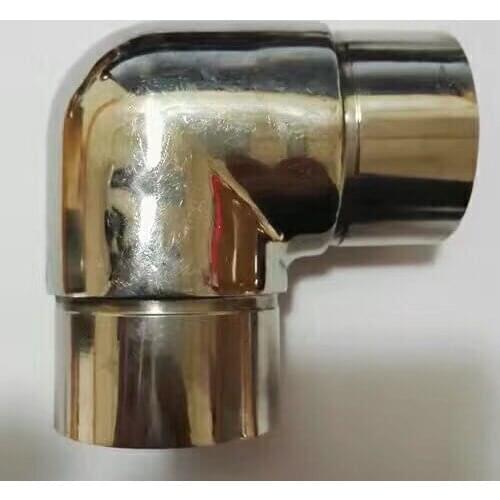 Freeshipping casting elbow cuvre 90 degree/fixed/304#stainless steel,male, fit for 50.8mm railing thickness:1-2mm
