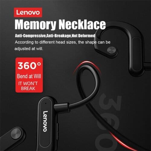 Lenovo X3 wireless bluetooth headset bone conduction sports fitness headset IPX5 waterproof microphone noise reduction headset