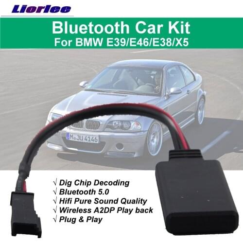 Bluetooth Car Kit For BMW E39/E46/E38 1995-2006 BT Music Interface Wireless A2DP Adapter Cable Electronic Accessories
