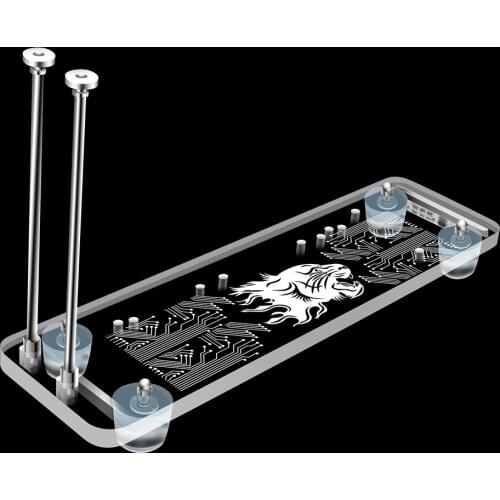 BTBcoin Bracket for Graphics Card Stand Mounting Vertical Graphics Card Holder Video Card Bracket RGB LED Light for DIY ATX Case