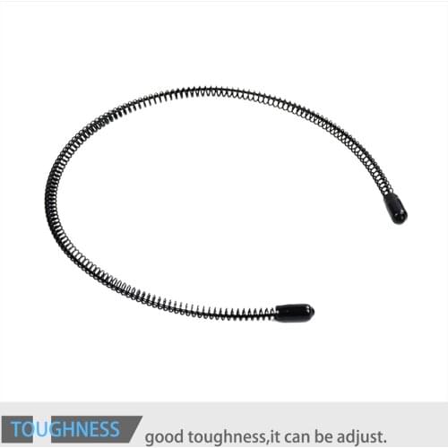 Stretchy Elastic Invisible Hair Hoop Accessories Portable Buckle Clip Iron Wave Outdoor Sports Wire Coil Men Headband Pigtail